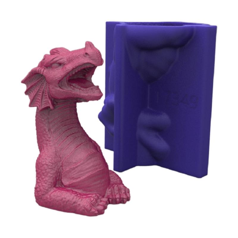 

Dragon for Head Shape Silicone Mold -stick Fondant Silicone Mould for Making Chocolate Candies Cake p Cand