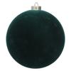 Velvety Christmas Ball Decorations Shatterproof Plastic Decorative Baubles Ornament for Christmas Tree Mantels Staircase