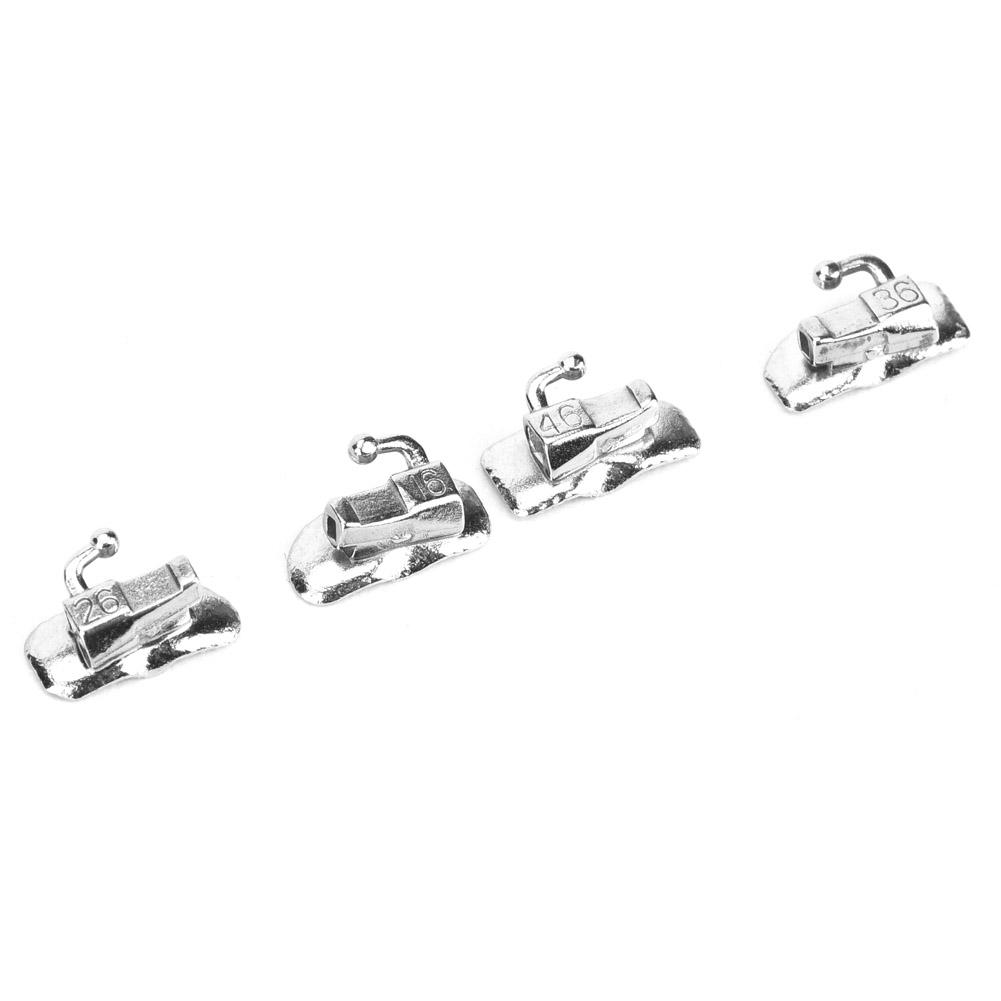 2 Packs Dental Orthodontic Bondable Buccal Tube Dental Care Tools Medicine EquipmentFor MBT First Molar