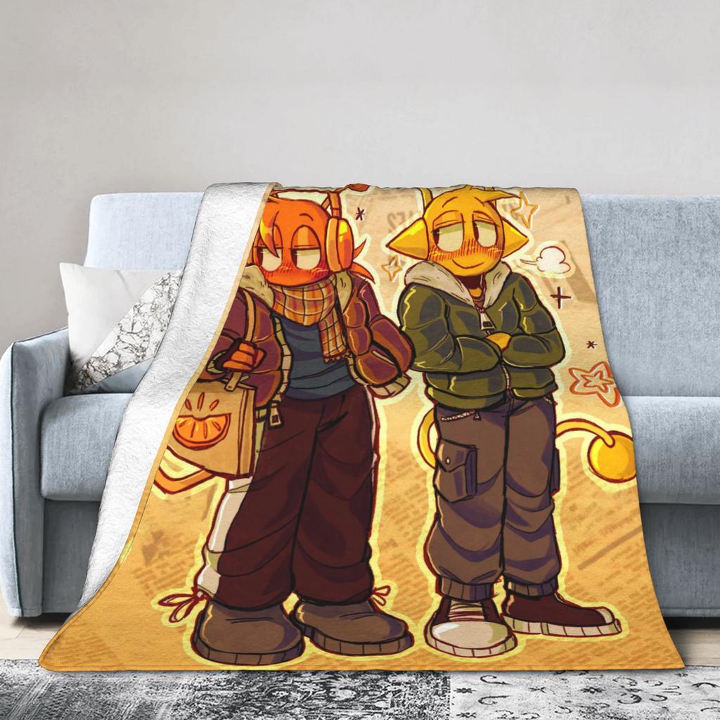 Sprunki Belzhu District Plush Blanket Girls Boys  Flannel Throw Blanket For Couch Chair Sofa Bed Warm Custom Quality Bedspread