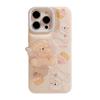 Cute Ice Cream Bear for Iphone14promax Phone Case for Apple 13 Soft 11 for 15 Korean Stand