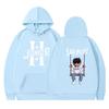Unisex Hooded Sweatshirt Streetwear Casual Pullover Teens Men Women Loose Fit Cartoon Print