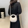 Sac en tissu nylon pour femme été nouveau texture haut de gamme design de niche sac bandoulière portable sac dumpling à carreaux