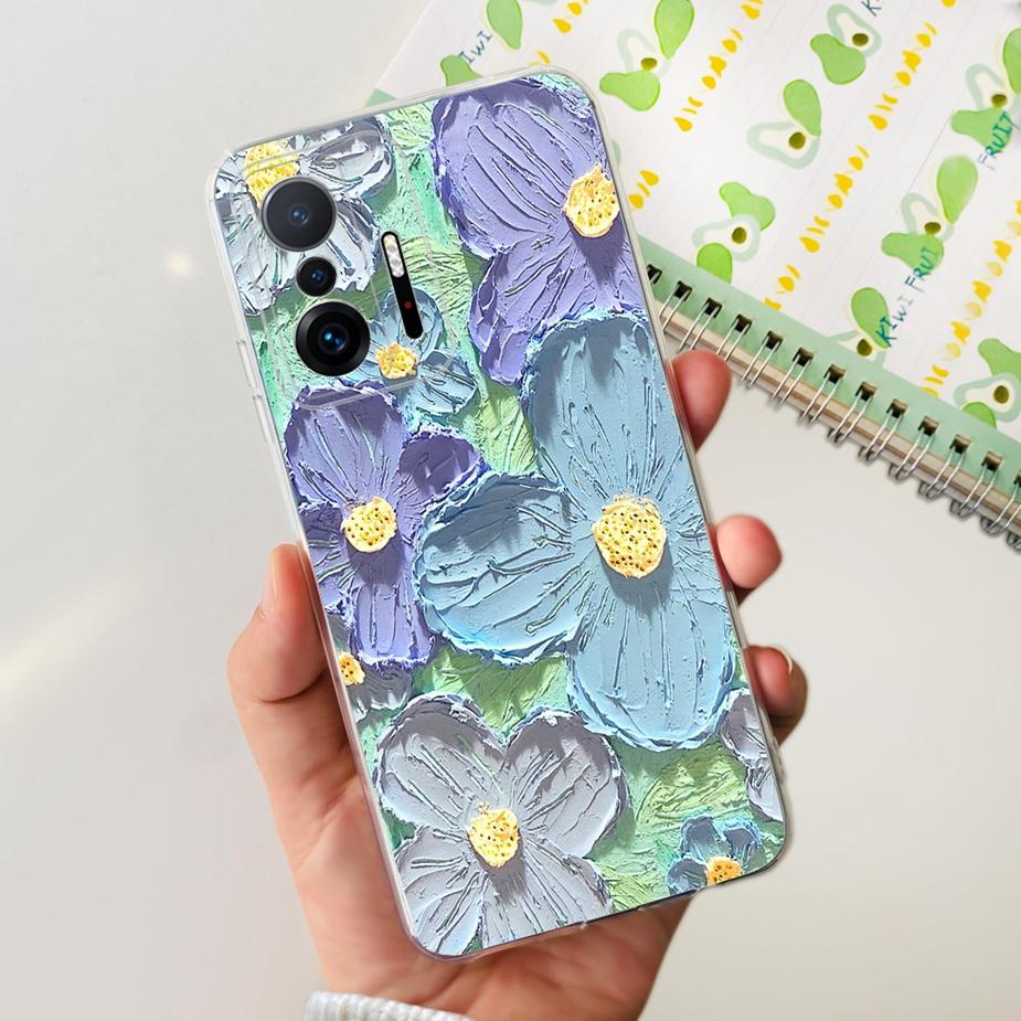 For Xiaomi 11T Pro Case New Fashion Back Cover Silicone Soft TPU Phone Case For Xiaomi Mi 11T Pro 11TPro Mi11T Full Coque Bumper