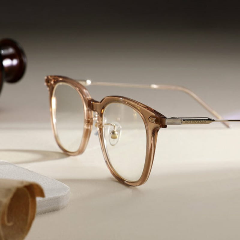 DAYWALKER Zeiss Lens Unisex Blue Light Blocking Glasses Brown MALIK C4