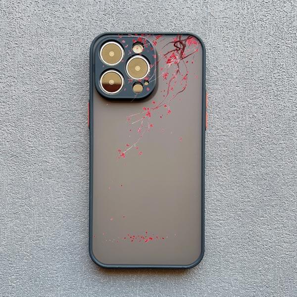 Rosa Pfirsichblüten Handyhülle für iphone 15 14 13 12 Pro Max Mini 11 16 14 Plus XR XS X 7 8 Plus SE 2020 Blumen Rückseite Funda Capa