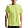 Running T Shirts Men's Light Lemon Yellow/Light Silver Crew Neck Moderate IH0746-736