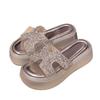 Light Luxury Beautiful Rhinestone Cool Slippers Women Wear New Spring and Summer Fashion Versatile Thick Bottom One-word Drag