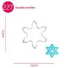Stainless Steel Christmas Tree Cookie & Cake Cutter Mold Set