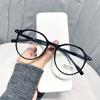 New Unisex Round Frame Glasses For Men Women  Anti-Blue Light Luxury Brand Green Leopard Optical Computer Reading Glasses