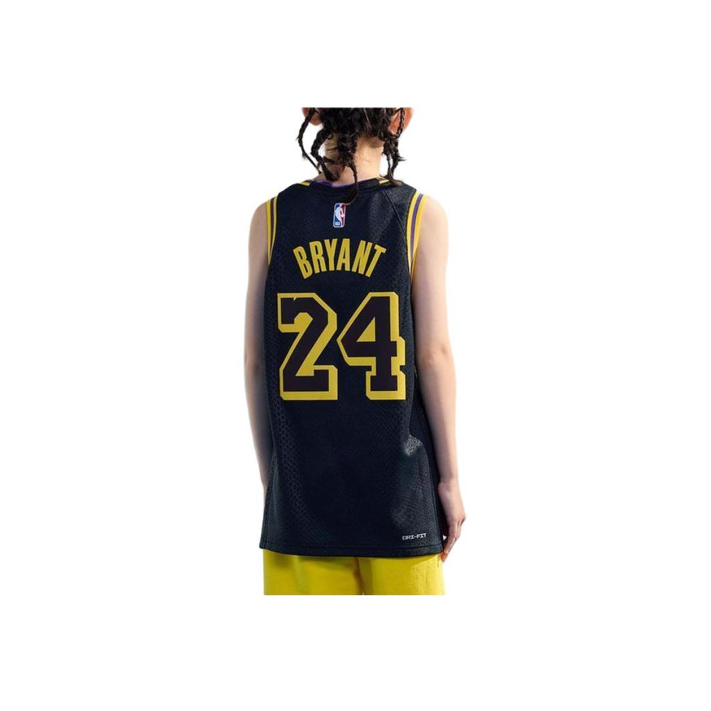 Nike NBA City Edition Los Angeles Lakers Kobe 8 & 24 Mamba Memorial Kids Tops Black 3Z2B7BYXP23-LAKKB