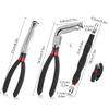 8-Inch 60° Disconnect Pliers Angled Wire Plug Removal Tool for Automotive Connectors Sensors
