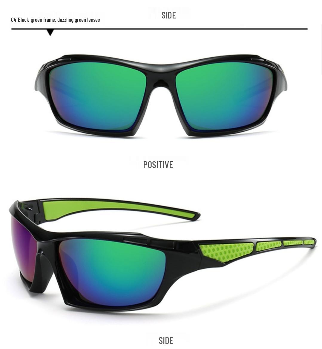 

Trendy European Retro Windproof Cycling Sunglasses for Men & Women