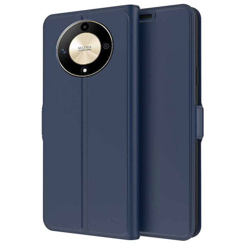 For Honor X9b 5G/Magic6 Lite 5G Phone Case PU Leather Stand Flip Cover with Card Slots