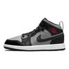Air Jordan 1 Mid PS Shadow Çocuk Spor Ayakkabı Gri Siyah Particle-Gri 640734-096