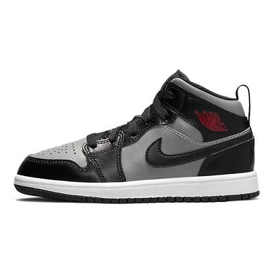Air 1 Mid PS Shadow Buty Sportowe Dziecięce Szare Czarne Szaro-Cząsteczkowe 640734-096