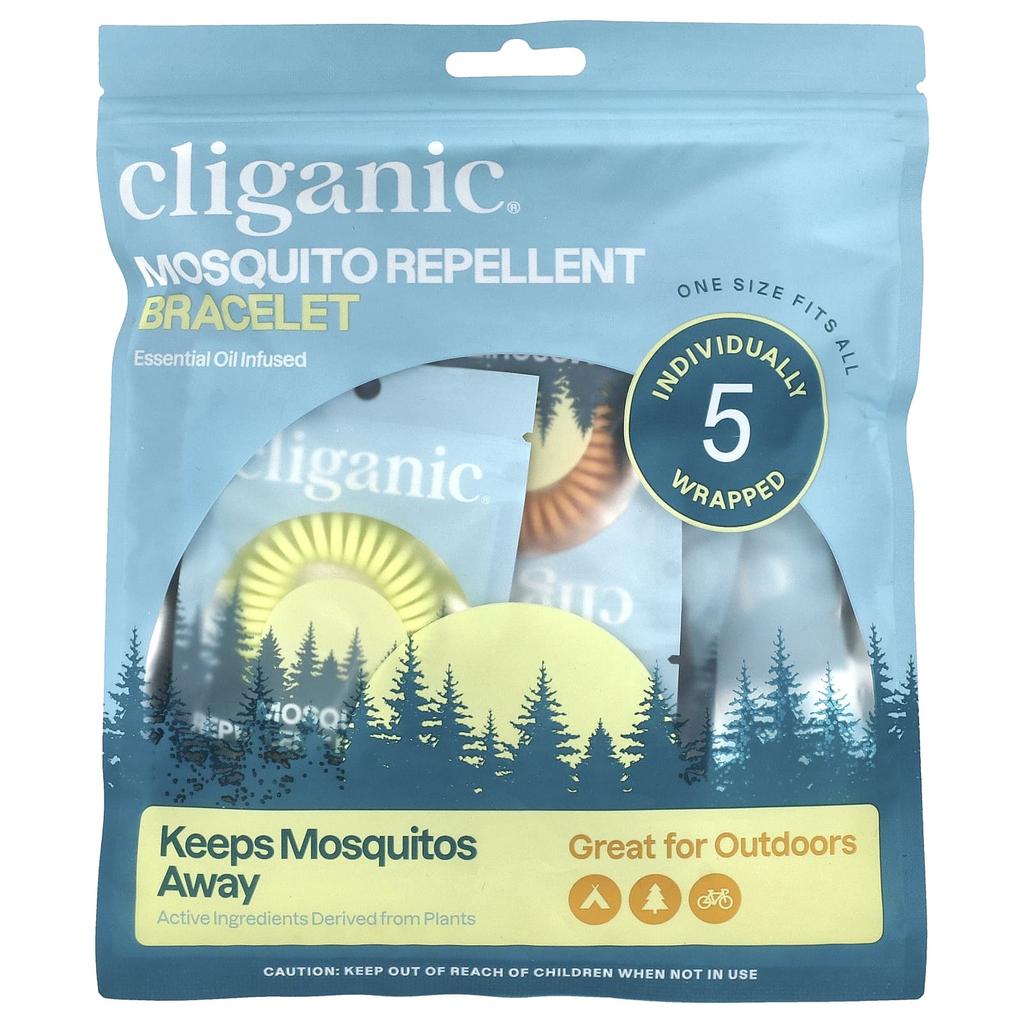 Mosquito Repellent Bracelet, One Size, 5 Individually Wrapped Bracelets