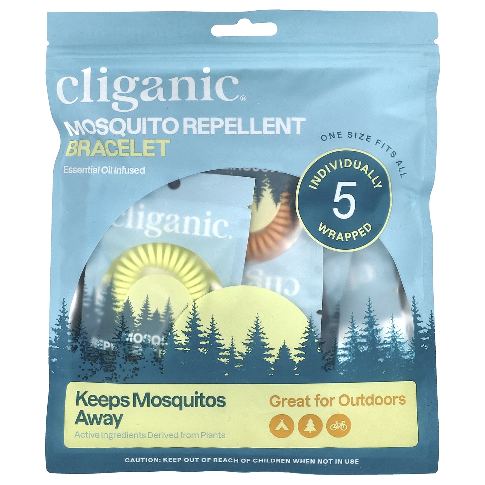 

Mosquito Repellent Bracelet, One Size, 5 Individually Wrapped Bracelets