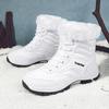 Winter Mid-Calf Warm Cotton Snow Boots for Couples - Men's and Women's Plus Velvet High-Tops.