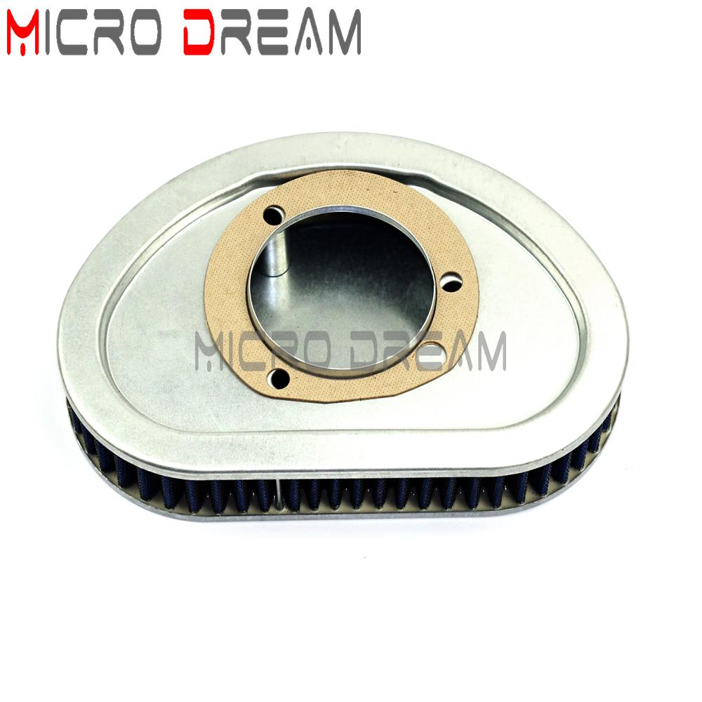Cotton Gauze High-Flow Air Filters Intake Air Cleaner For Harley Dyna Street Fat Bob Super Glide Custom FLD FXD FXDF FXDB FXDC