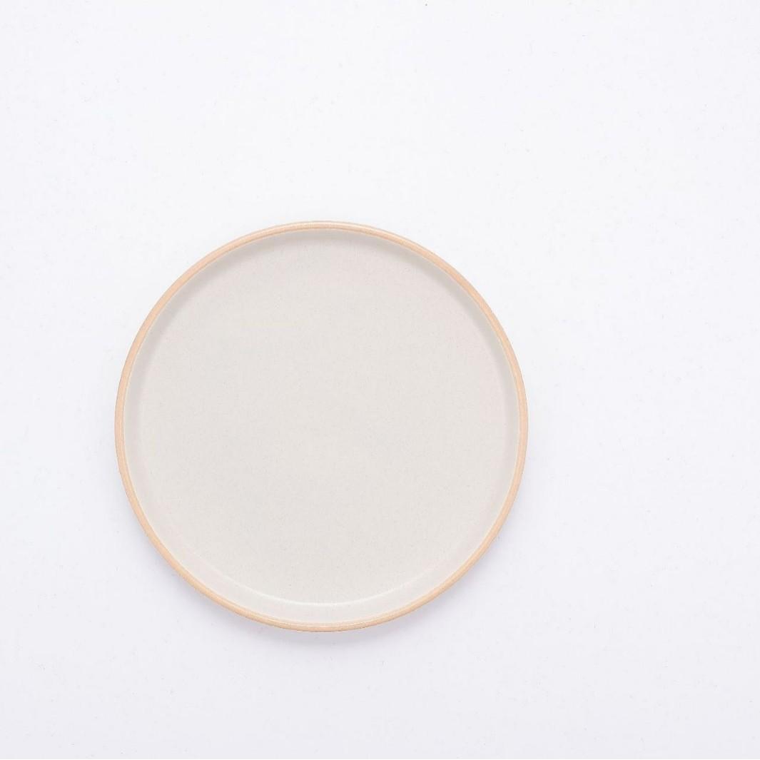Bone China Matte European Ceramic Plate White Household Plate Creative Internet Celebrity Round Steak Plate Simple Nordic Style