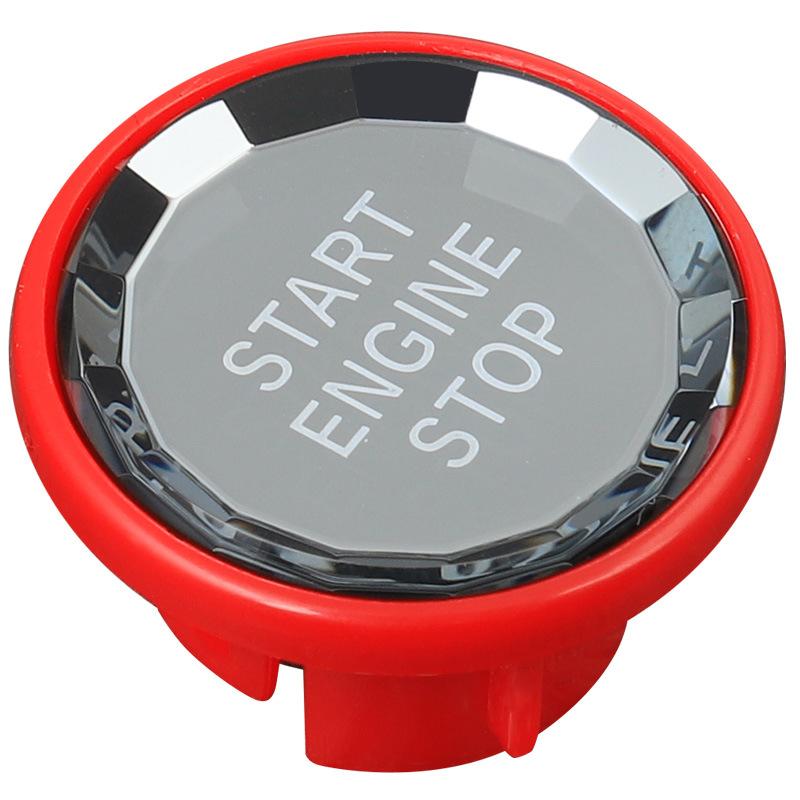 New Arrival Car Engine Start Stop Crystal Button Replcment Cover For Jaguar F-PACE XEL XFL XE XF 2012-2024 Auto Styling