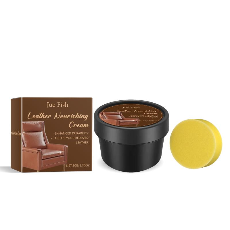 Universal Leather Care Paste Kit For Sofa Car Seat Bag Shoe Repair Scuffs Easy Maintenance Cream