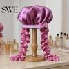 Hair Protection Cap No Heat Curling for Women, Overnight Sleeping Curler Bonnet, Breathable Curls Roller Hat Medium, Long Multi-use Bonnet