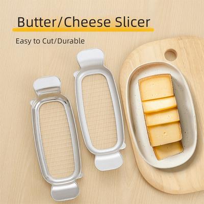 Küchenhelfer Edelstahl Käsehobel Langlebiger Handlicher Butterschneider Fallfest Antihaft Tofuschneider Küche