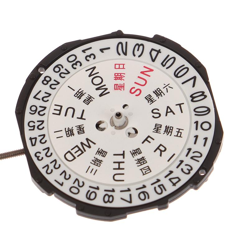 Sl25/Sl28/Sl68 Quartz Watch Movement Replacement 3 Hands Bilingual Dual Calendar Watch Repair Accessories For Watchmaker