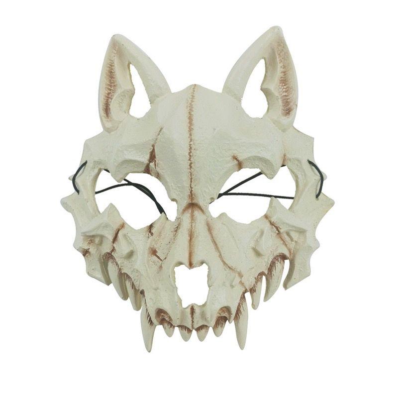 BEPAN A Male and Female Full-face Cosplay of a Dragon God and a Tiger Mask for Halloween In Japanese 2D Animation