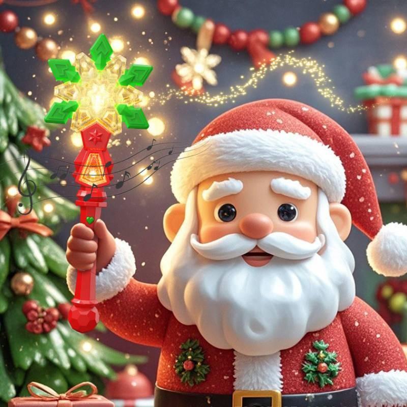 Wand Magic Christmas Music Flash Festival Toy Childrens Day Gift Flashlight
