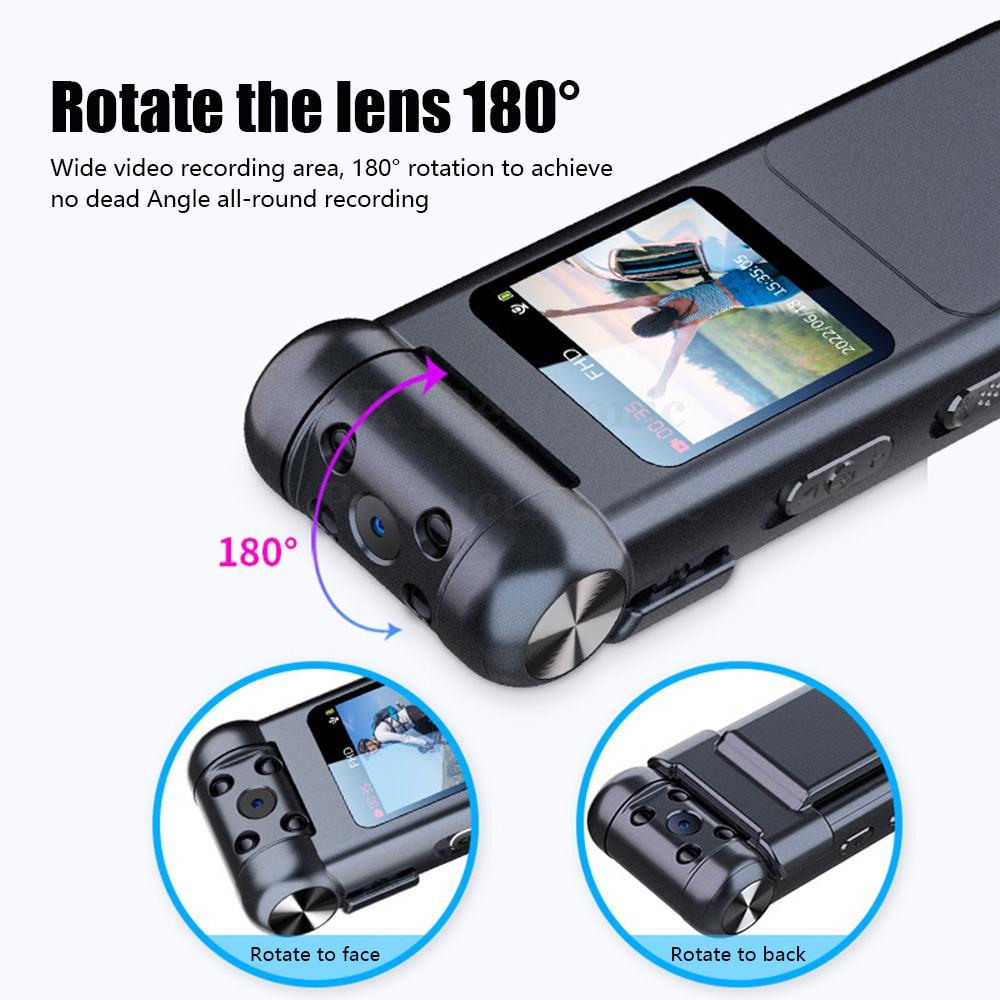 A22 1080p Camera Infrared Night Vision Digital Mini Camera With Lcd Screen Dvr Dv Audio Video Record For Home Office Support Dv