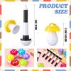 Kisston 48 Pcs Mushroom Party Favors Include 24 Pcs Mushroom Mini Notebooks and 24 Pcs Mushroom Pen Mushroom Notepads Ballpoint Pen Mushroom Gifts
