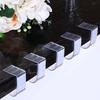 Reusable Table Skirting Fasteners, 12 Piece Plastic Tablecloth Holders with Touch Fastener Straps for Wedding Tables and Trade Show Displays