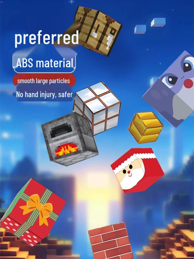 Magnetic Cube Building Blocks - Strong Mini Magnets for Kids' Toys and Figurines