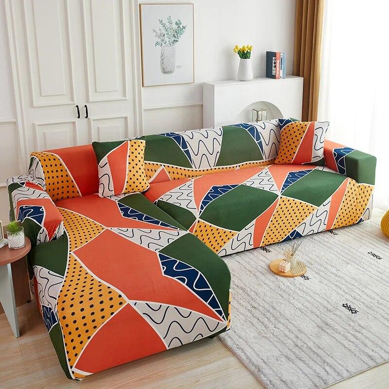 Elastic Sofa Cover for Living Room Couch Cover Chair Sectional Sofa Needs Order 2PCS Sofa Covers If It Is Chaise Longue L-shape