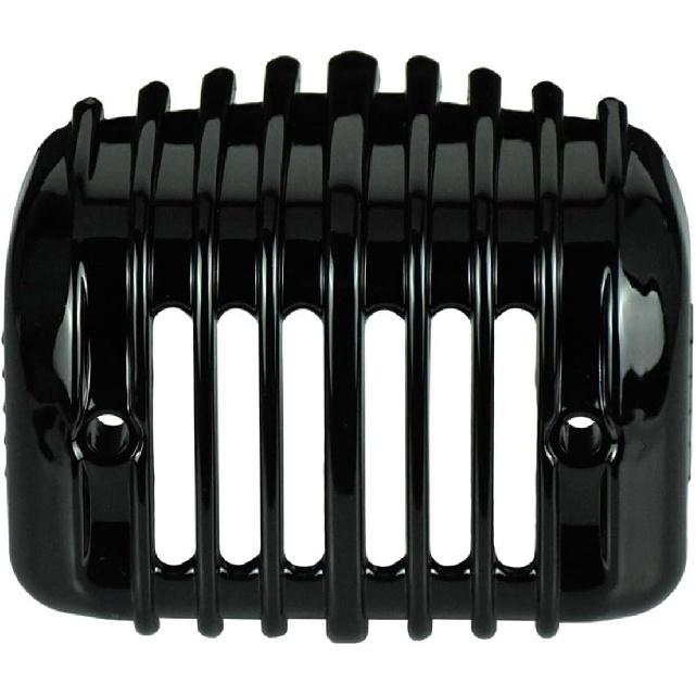 Motorcycle Voltage Regulator Cover Black Chrome Fairing Compatible With Harley Softail FatBoy Breakout 2001-2017 Softail Springer 2001-2009(Chrome