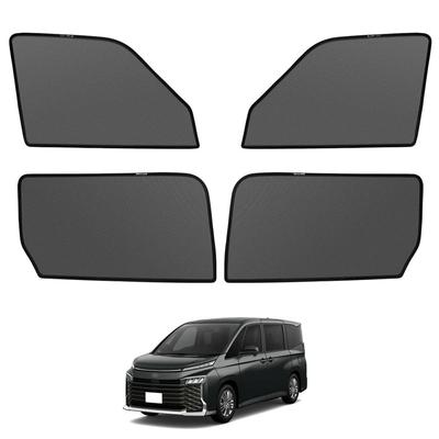 Set of 4 Foldable Sunshades for Toyota 90 Mesh Car Shades with Magnetic Window Light and Insect Repellent Side Visors Compatible with Toyota 90