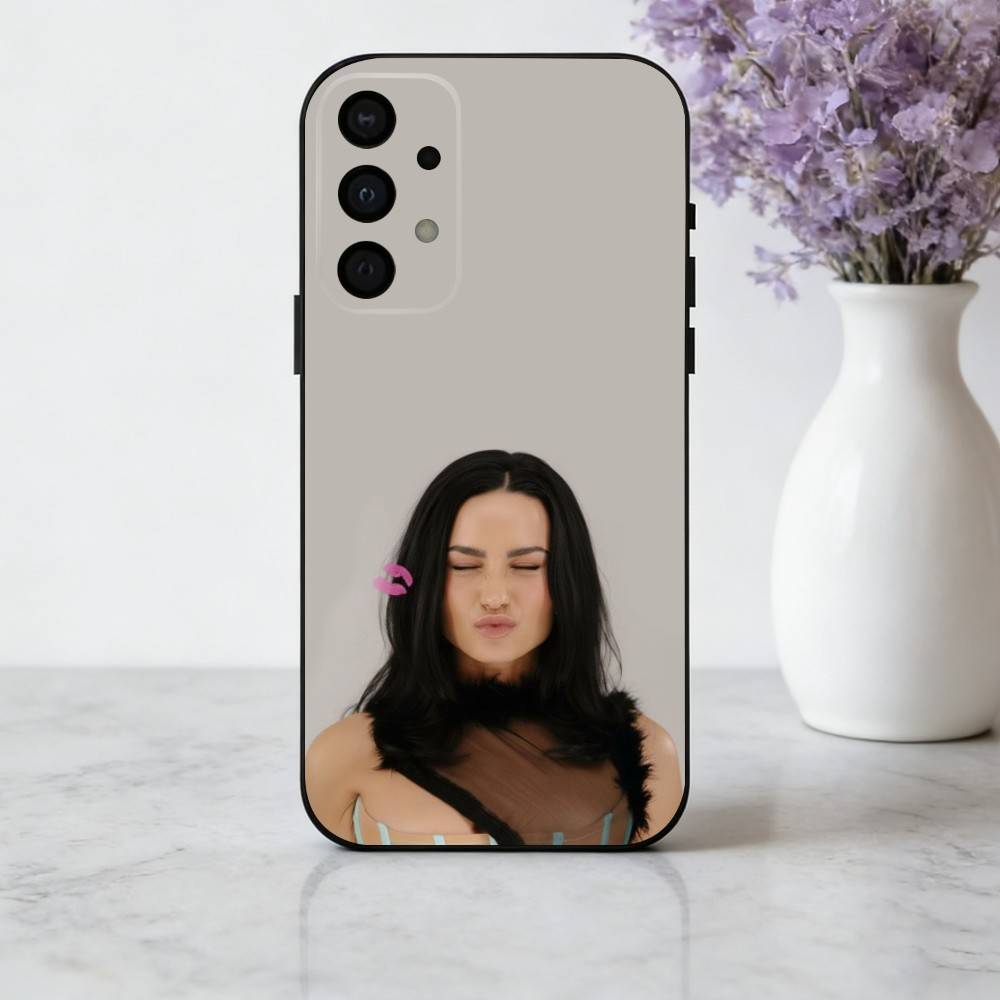 

D-Demi L-LovatoS Singer Phone Case For Samsung Galaxy A73,A72,A71,A70,A53,A52,A51,Soft Silicone Black Cover Samsung a51 4g