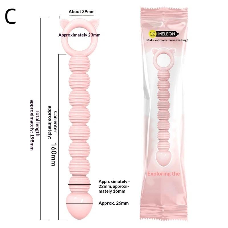 Beads Soft Anal Plug Anus Toys Big Balls Silicone G-Spot Stimulating Butt Plugs Adult Sex Couple Sexy