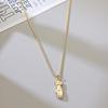 Retro European and American Abstract Pendant Necklace