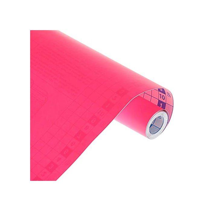 Film adhésif vinyle - Sadipal - 100 microns - 0.5 x 3 m - Fuchsia - Motif uni - Rouleau - Usage intérieur