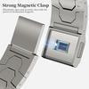 Magnetic Clasp Strap for Samsung Galaxy Watch 7 Ultra 47mm Stainless Steel Wristband for Samsung Watch 7 Ultra 47mm Metal Strap
