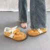 Retro German Training Shoes for Women, Versatile Sports Shoes, Casual Thick-soled Board Shoes