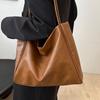 Large Capacity Bag for Women In Winter New Retro Casual Texture Soft Face Commuting Fashion One-shoulder Tote Bag for Women