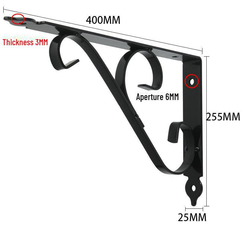 Thickened Iron Triangular Marble Countertop Support Bracket