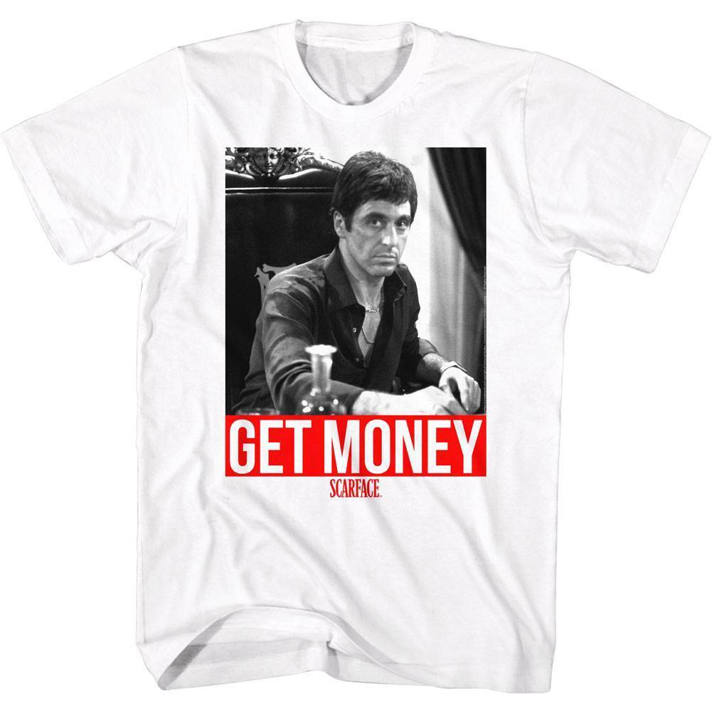 Scarface Get Money Men T Shirt XXL