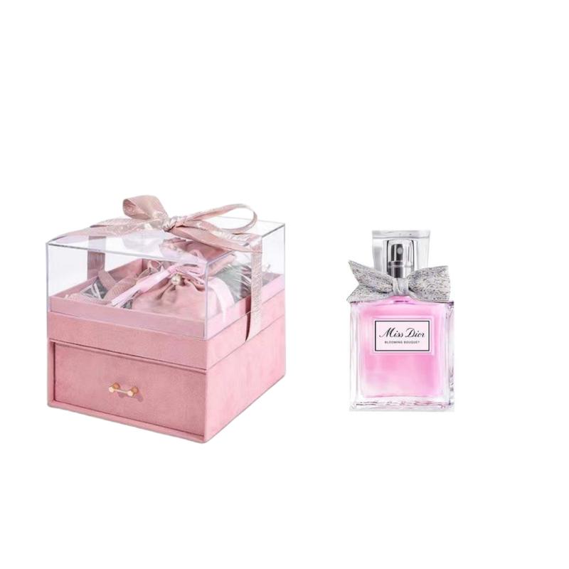 DIOR Perfume New Miss Flower 30ml Light Fragrance + Rabbit + Perfume Bag белый