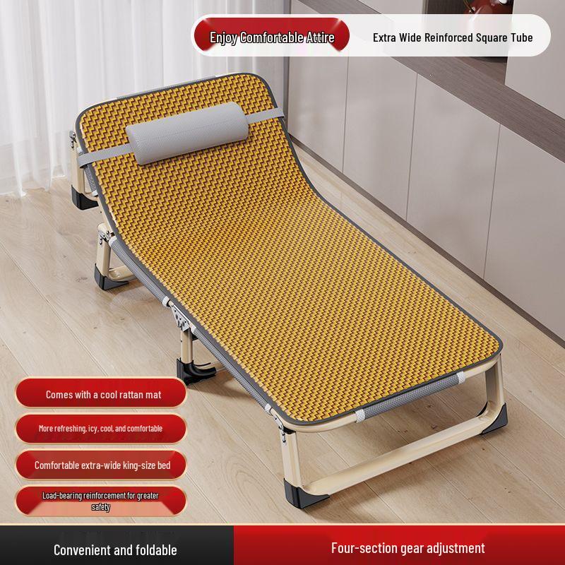 Portable Multi-Functional Folding Recliner: Office & Home Nap Bed for Adults
